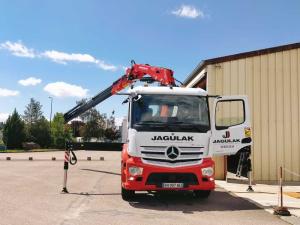 Arrivée de notre Nouveau Camion porteur bras de grue